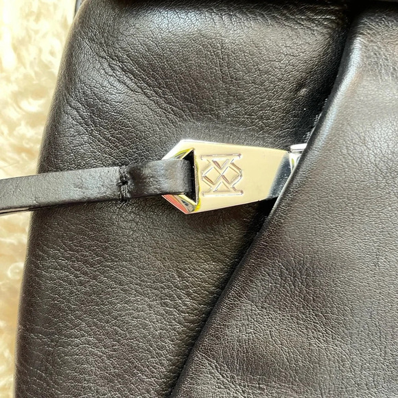 BNWOT Anthropologie Christopher Kon soft leather large clutch with straps - Picture 2 of 11